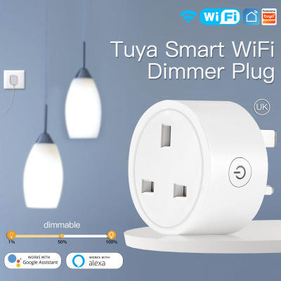 Tuya intelligence Home Furnishing Graffiti WiFi Dimming socket U.S. regulations app Timing remote control intelligence Plug