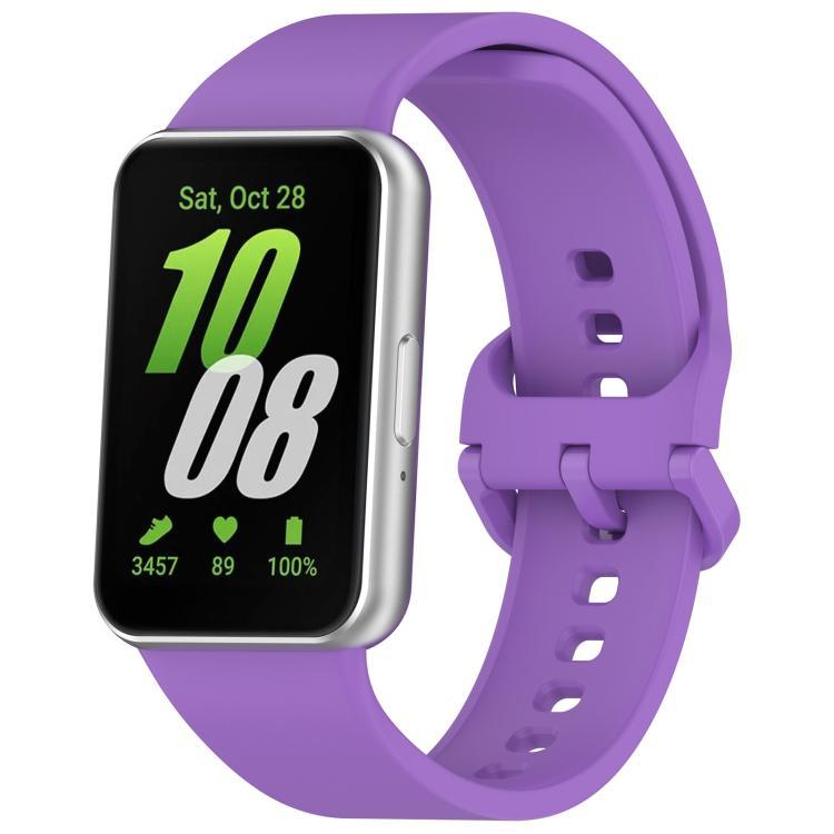 xDfind pulsera de silicona de hebilla de color sólido para Samsung Galaxy Fit3 SM-R390