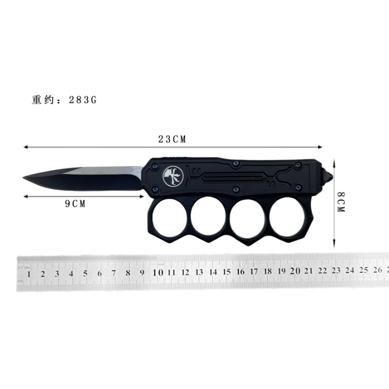 Outdoor multi-use micro-tech glove, wristband knife sheath, wilderness climbing gear, portable EDC knife sheath, unsharpened handle