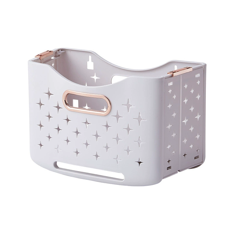 Foldable Laundry Basket Storage System by 其他 — Space-saving, durable; Ivory/White, Elegant Green, Rose Gold