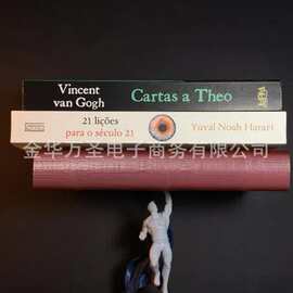 跨境超人造型书挡 超级英雄风创意书籍收纳摆件