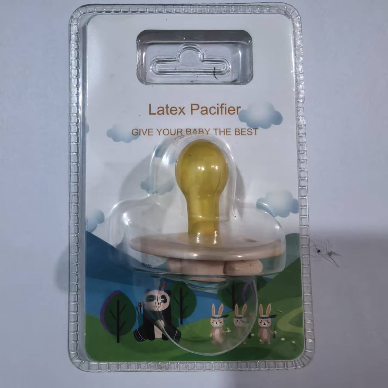 Newborn Baby Anti-Flatulence 0-36 Months Sleeping Pacifier Natural Latex,