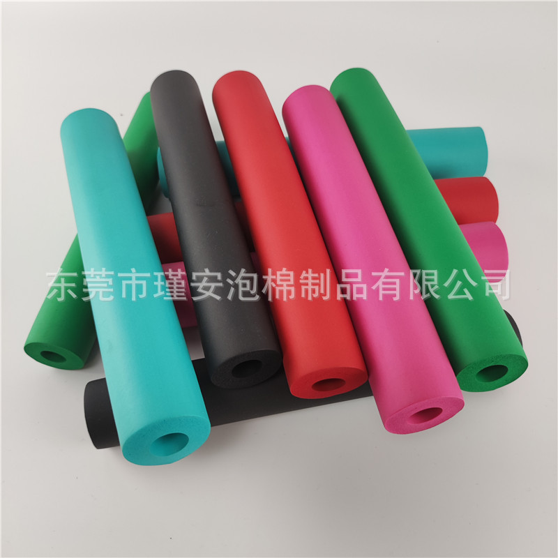 东莞批发 卷发条海绵柔软有弹性NBR卷发棒丁晴橡胶海绵空心管