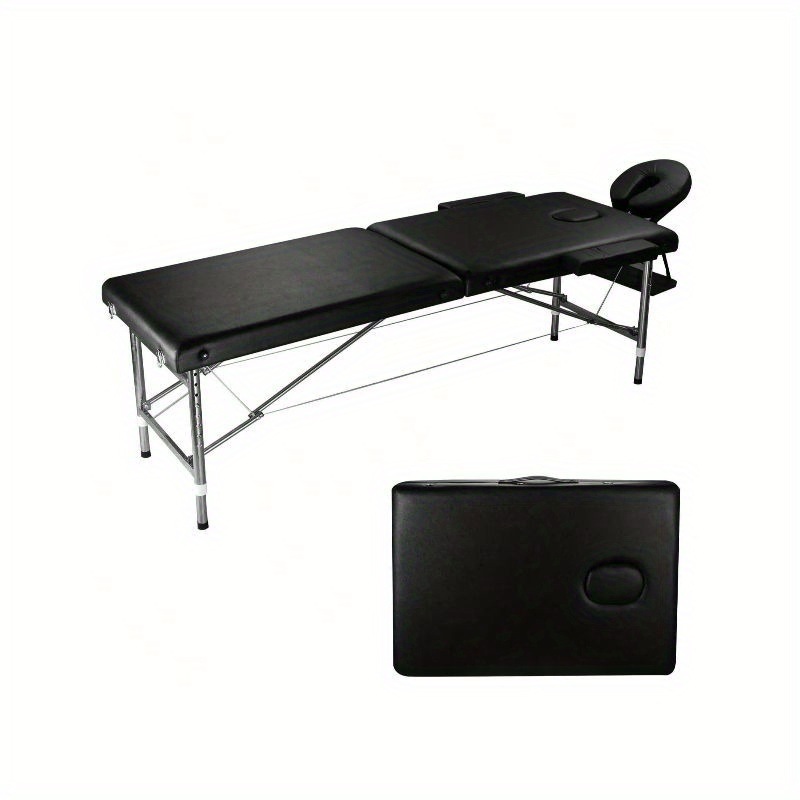 Portable Adjustable Massage Table Foldable 2 Section Spa Transfronterizo