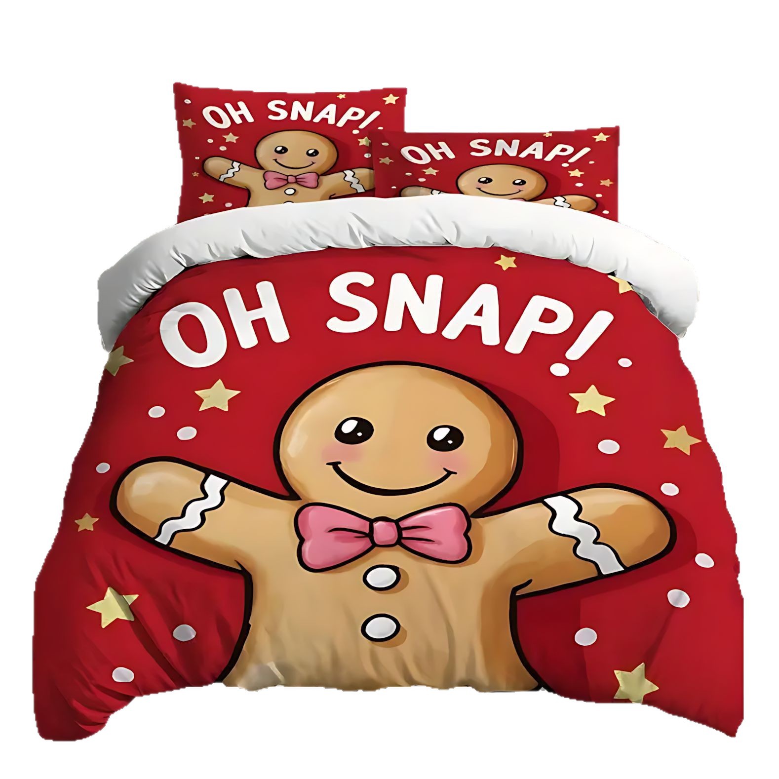 TEMU / JIT Transfronterizo Abrasivo Quilted Pillow Cover Kit Galletas de Navidad y pinos Impresión digital 3D Diseño se puede personalizar