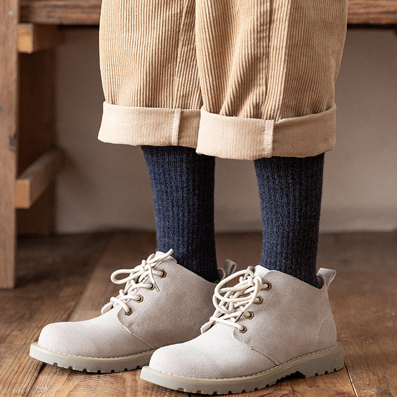 Winter men's wool sports socks thick wool socks thick terry socks men's mid tube socks super thick wool socks_voghion.com