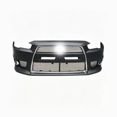 Suitable for Mitsubishi Lancer Evo10 Electroplated Front Bumper Surround Modification Parts, Car Exterior Parts Made of Pp Material (Big Surrounded) - evo10-electroplated-front-bumper