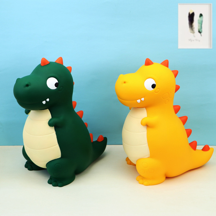 Internet celebrity cute version of dinosaur piggy bank for children, anti-fall, large capacity, saveable and removable cartoon piggy bank, birthday gift
