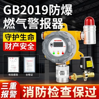 工业独立式可燃气体探测报警器煤气天然气燃气泄露漏气警报器商用