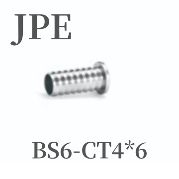 JPE衬套 316L BS6-CT4*6 衬套内径1/2"*外径3/4"