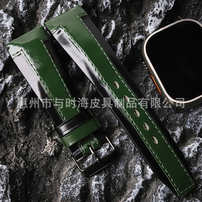 Suitable for Huawei Gt3 Watch Watch3Pro Features New Samsung Men's Smart Sports Watch Leather Strap