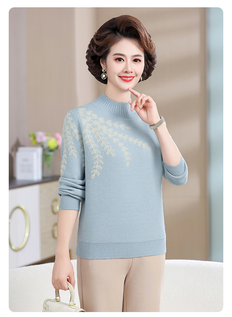 E5911 790K ÁO LEN NỮ TAIRYA MÙA XUÂN THU ĐÔNG TRUNG NIÊN DÀY ẤM THỜI TRANG NỮ G02 SẢN PHẨM MỚI