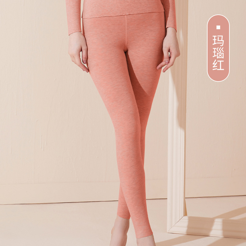 A級デロンカシミヤシルク蓄熱シームレス保温下着セット カップル向け 秋冬10A抗菌秋服秋パンツ