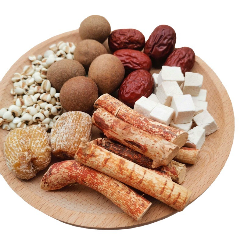 Набор ингредиентов для супа из Гуандуна, ингредиенты для супа, пятипалый персик, питательные и полезные для здоровья ингредиенты, набор для грибного супа, суп из тушеного голубя, добавки, снежная груша.