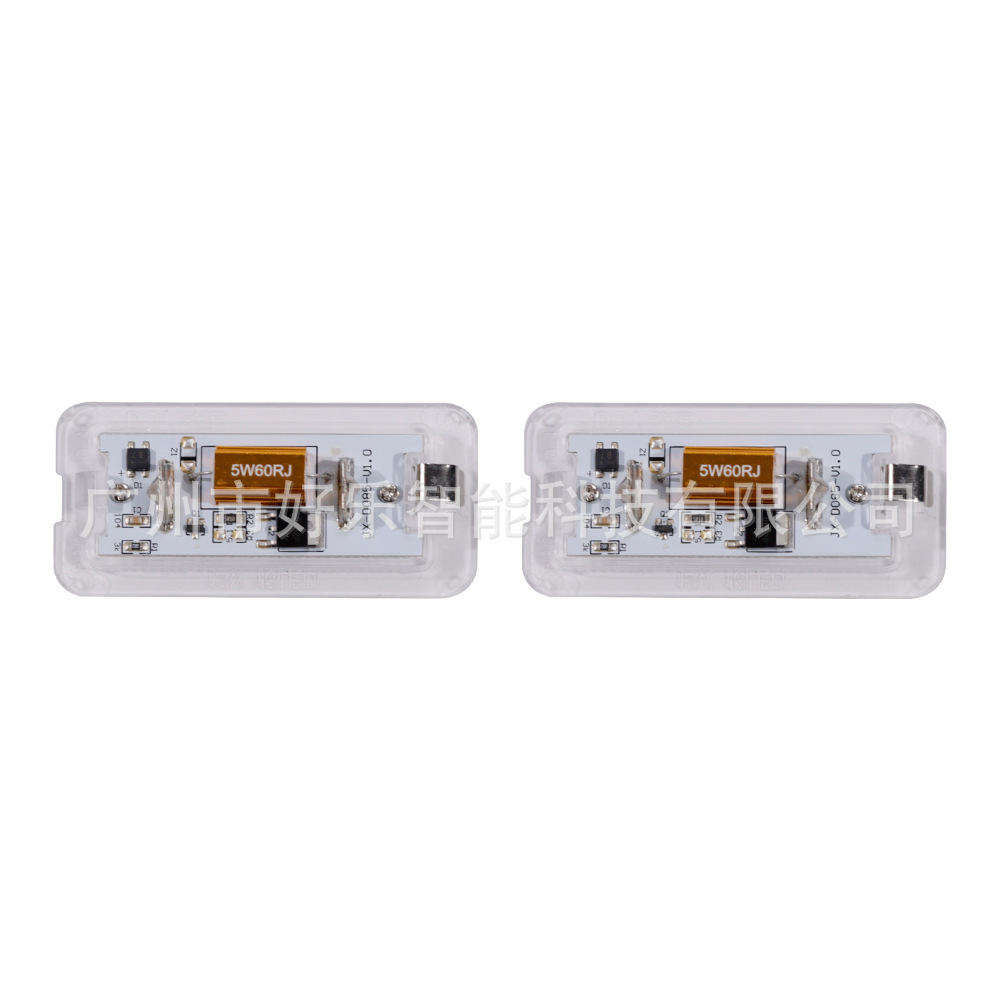 Suitable for Fiat 500 Abarth 500 LED license plate lights, 2007-2020 models, high-brightness license plate lights