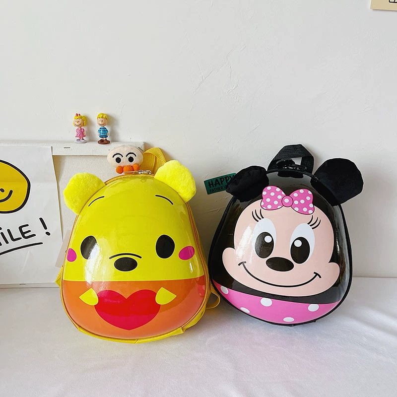 Детский рюкзак Школьная сумка для детского сада От 3 до 5 лет Рюкзак из яичной скорлупы для средних и маленьких классов Милый мультяшный рюкзак для мальчиков и девочек 6