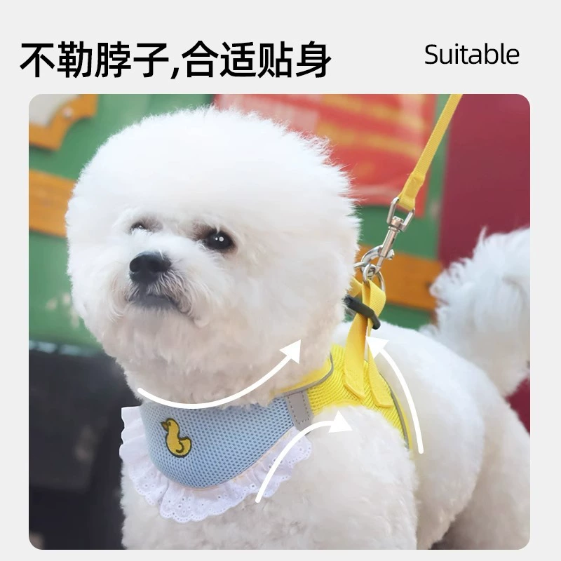 Лидер продаж, поводок для кошек и собак, анти-отрывной поводок для маленьких собак, жилет, стильный поводок для собаки, поводок, полотенце для слюны