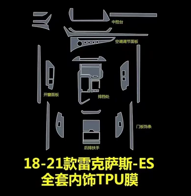 Car interior film | Film High Permeability Film - 18-21-models-full-set-of-interior-film