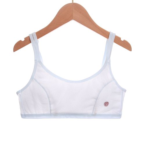 Girls' underwear breathable mesh cotton thin section development girls underwear bra summer children's vest tube top suspenders