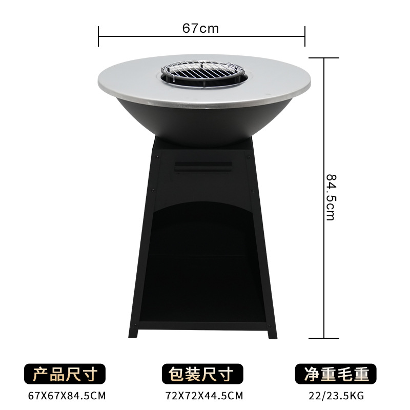 horno de leña vertical transfronterizo horno de barbacoa al aire libre horno de campana horno de calefacción de jardín villa horno de barbacoa patio horno de leña