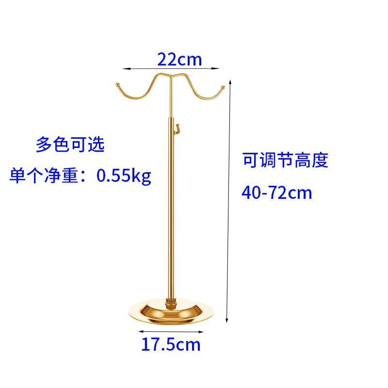Зеркальный титановый двойной крючок