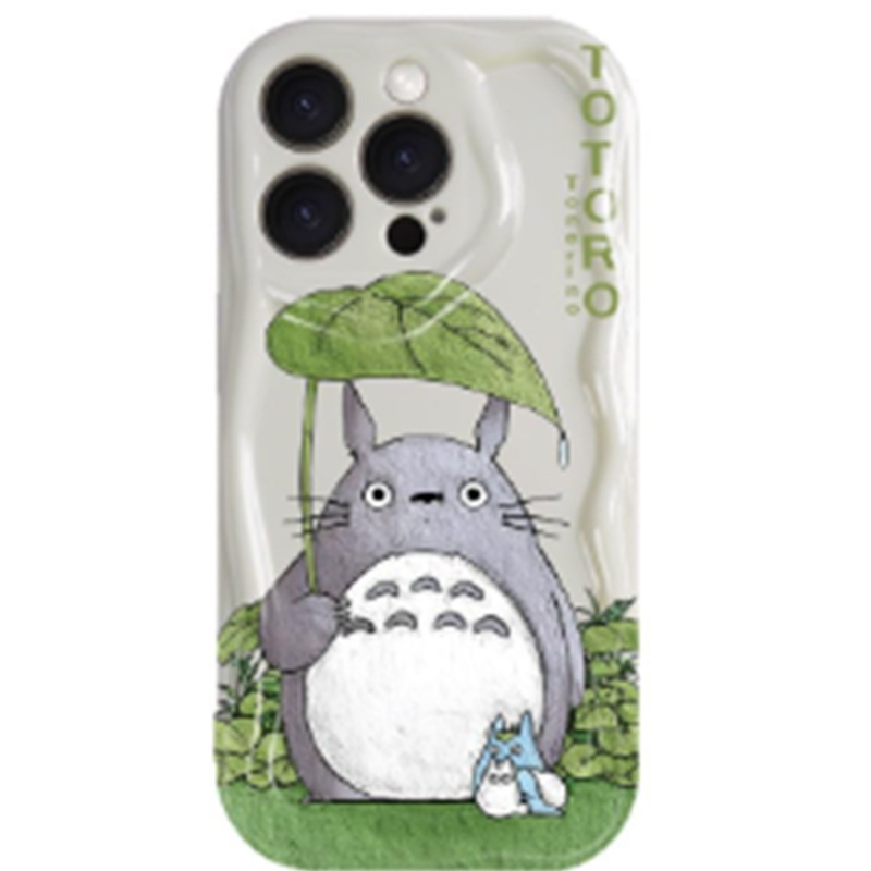 Lotus Leaf Totoro Is Suitable for Apple 15 Xiaomi/Oppo/Vivo/Honor Ip16 New Mobile Phone Case Huawei Protective Cover