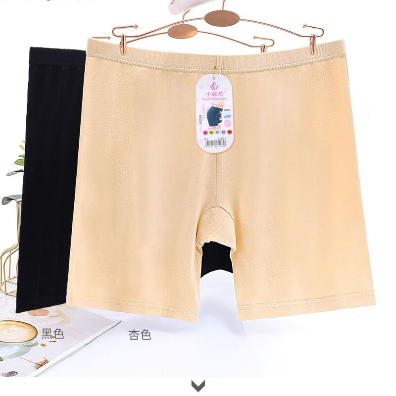 Factory direct small court flower safety pants anti-light model cotton boxer pants slim leg women's leggings