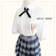 Thai cross bow tie girl narrow small campus student uniform bow black factory spot wholesale