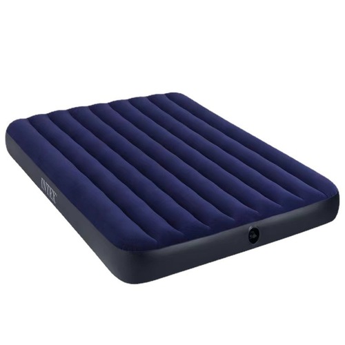 intex inflatable bed camping single thickened outdoor air mattress home extended flocking lunch break air mattress