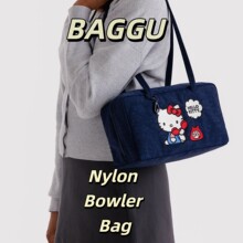美国小众品牌baggu包纯色再生尼龙手提包大容量简约百搭BAGGU女包