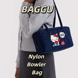 美国小众品牌baggu包纯色再生尼龙手提包大容量简约百搭BAGGU女包