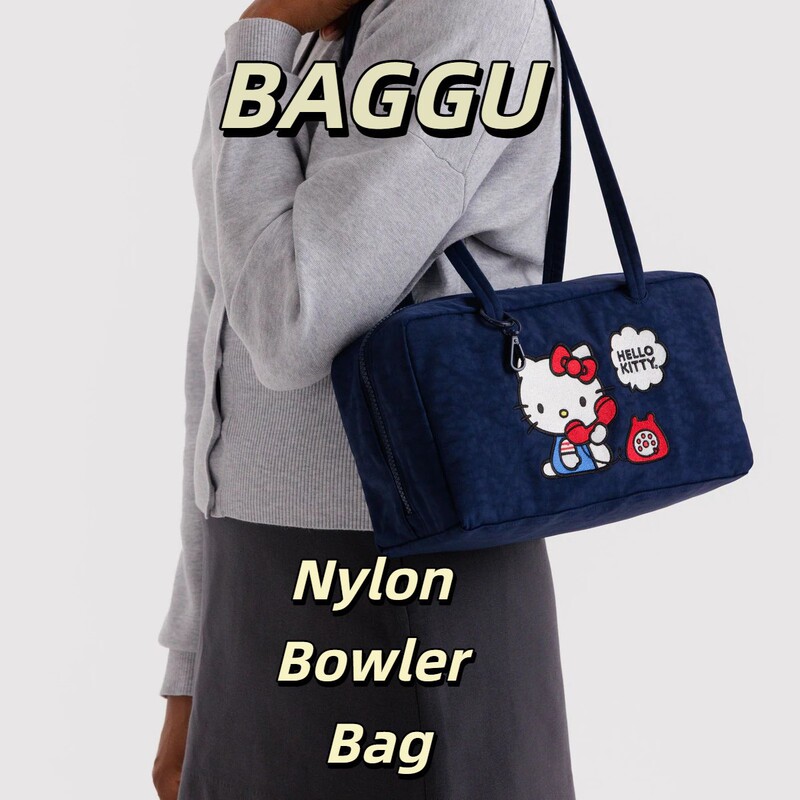 American Niche Brand Baggu Bag, Solid Color Recycled Nylon Handbag, Large Capacity, Simple and Versatile Baggu Women's Bag American Niche Brand Baggu Bag, Solid Color Recycled Nylon Handbag, Large Capacity, Simple and Versatile Baggu Women's Bag