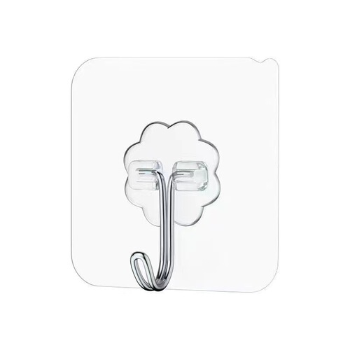 Hook Adhesive No Drill Heavy Duty Load Bearing Kitchen Door Invisible Adhesive Hook Bathroom Bathroom Wall Dormitory Hook