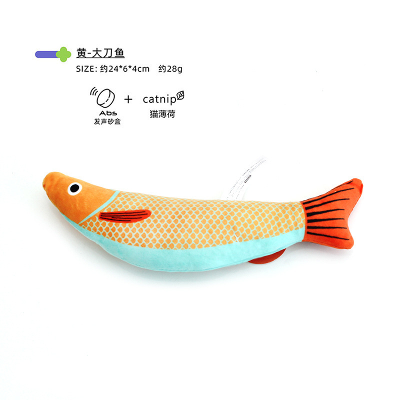猫のおもちゃの魚はミントをシミュレーションします。|undefined