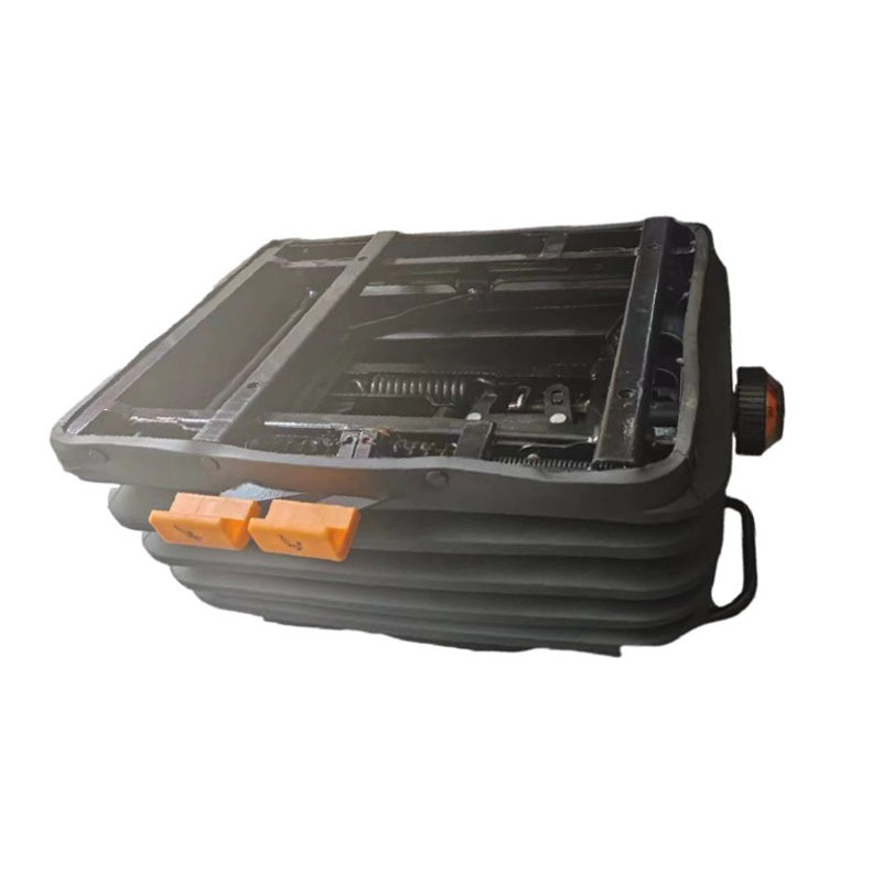 Asiento de camión base de amortiguador mecánico mango delantero caña de azúcar máquina cosechadora asiento base mecánica con cubierta de polvo