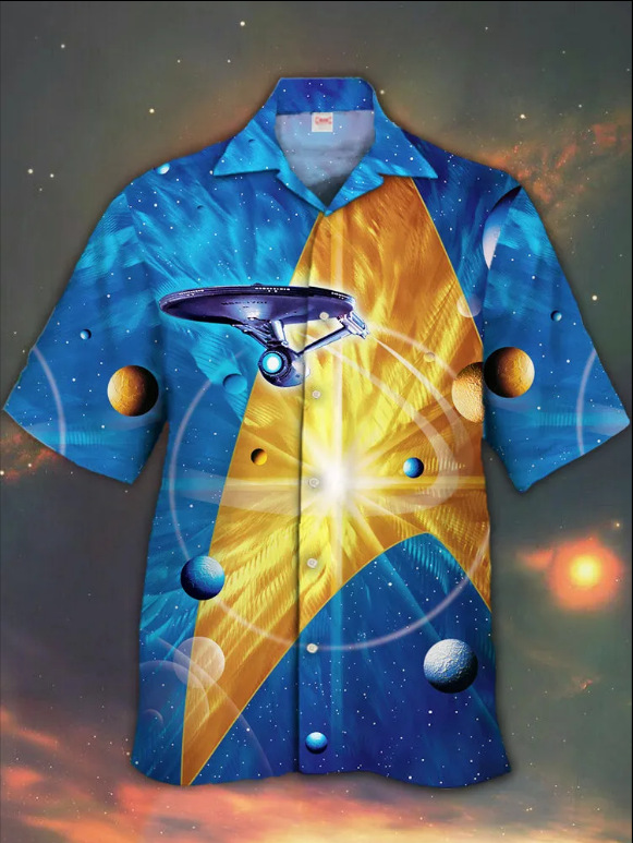 Camisa de cuello cubano impresa en 3D, tienda de fabricantes de hombres, estación independiente de verano de moda, patrón de venta caliente, ropa de hombre de playa hawaiana