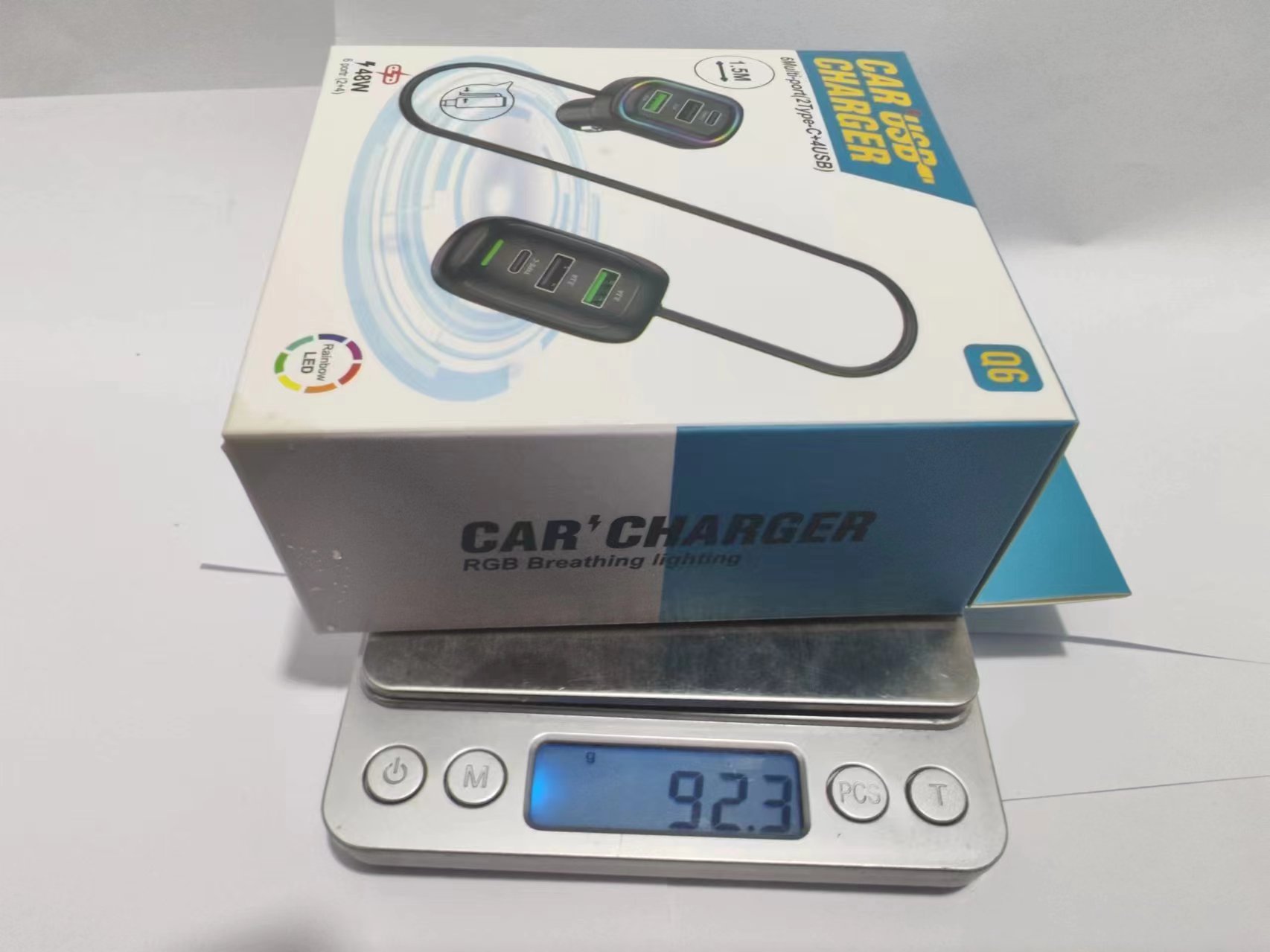 Q6Q7G45G46 cross-border wholesale car charger fast charge high power output MP3 transmitter MP3 broadcast