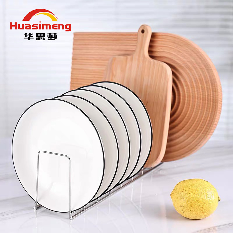 Disinfection cabinet built-in dish rack kitchen supplies stainless steel table top single-layer drain dish rack storage rack
