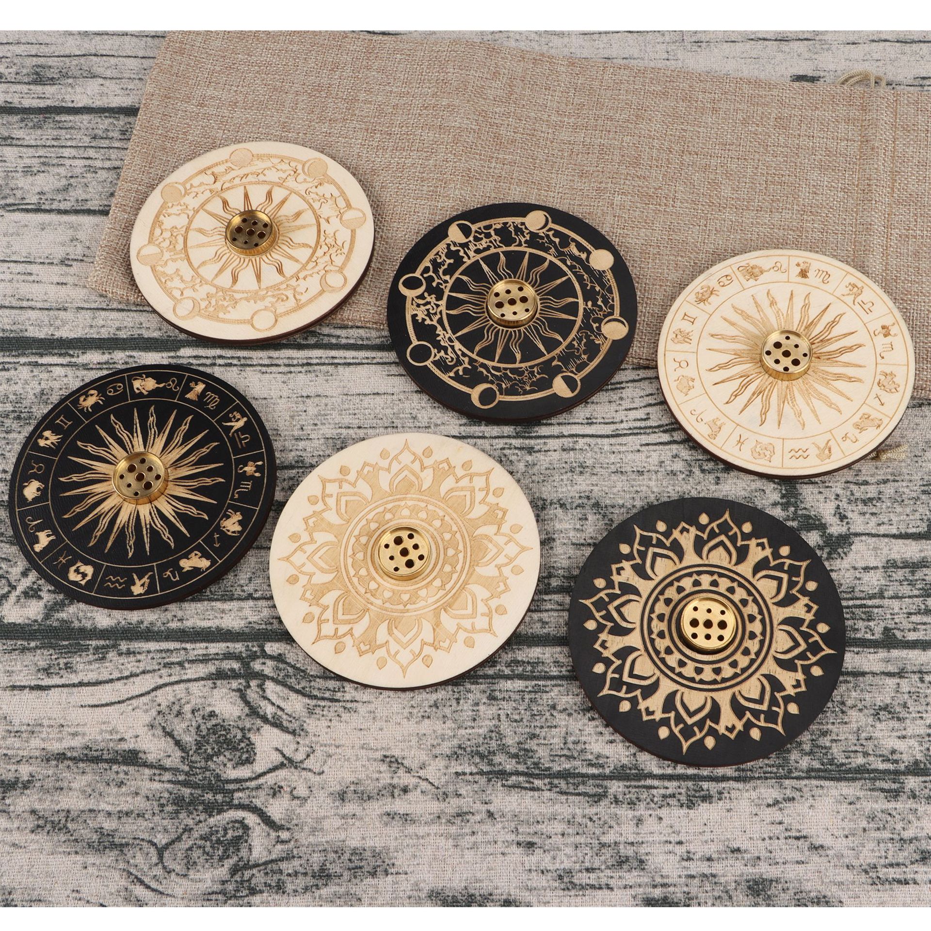 Tenedor del incienso para la decoración casera, meditación, yoga