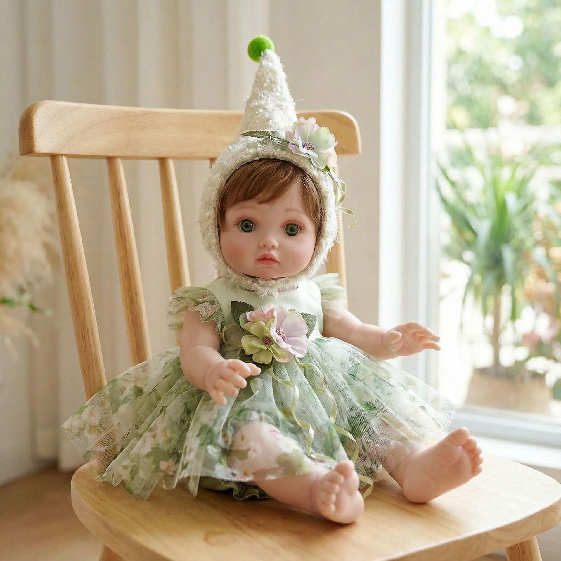 16 pulgadas de seda verde muñeca de hadas nicho suministro de comercio electrónico transfronterizo Amazon EBAY