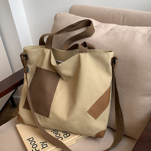 Shopping bag, capacious shoulder bag, universal one-shoulder bag, Korean style, high-end