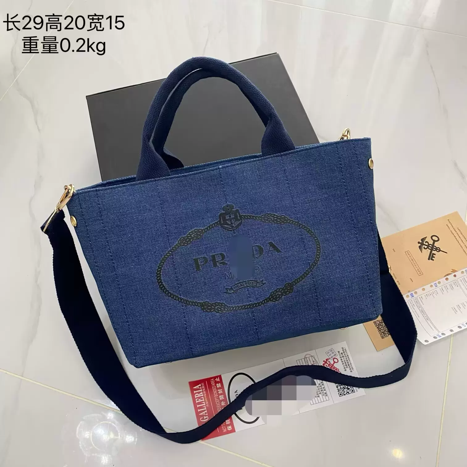 小红书网红同款复古百搭印花牛仔手提斜跨包包2025新款女包潮