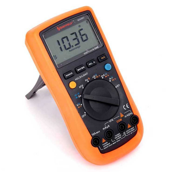 钢盾数字多用表度数显测电流电压多用表S034001 S034002 S034003