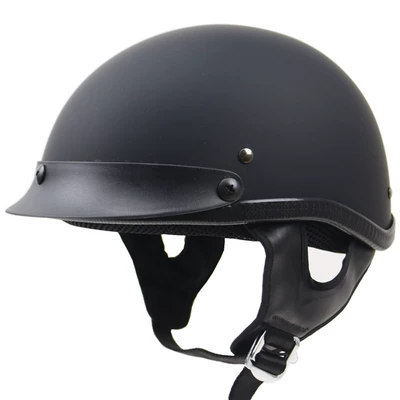 Genuine Zombies Racing Motorcycle Helmet Outdoor Cycling Half Helmet Electric Vehicle Half Helmet Prince Helmet (Motosiklet kaskı (dəbilqə)) - dumb-black-s