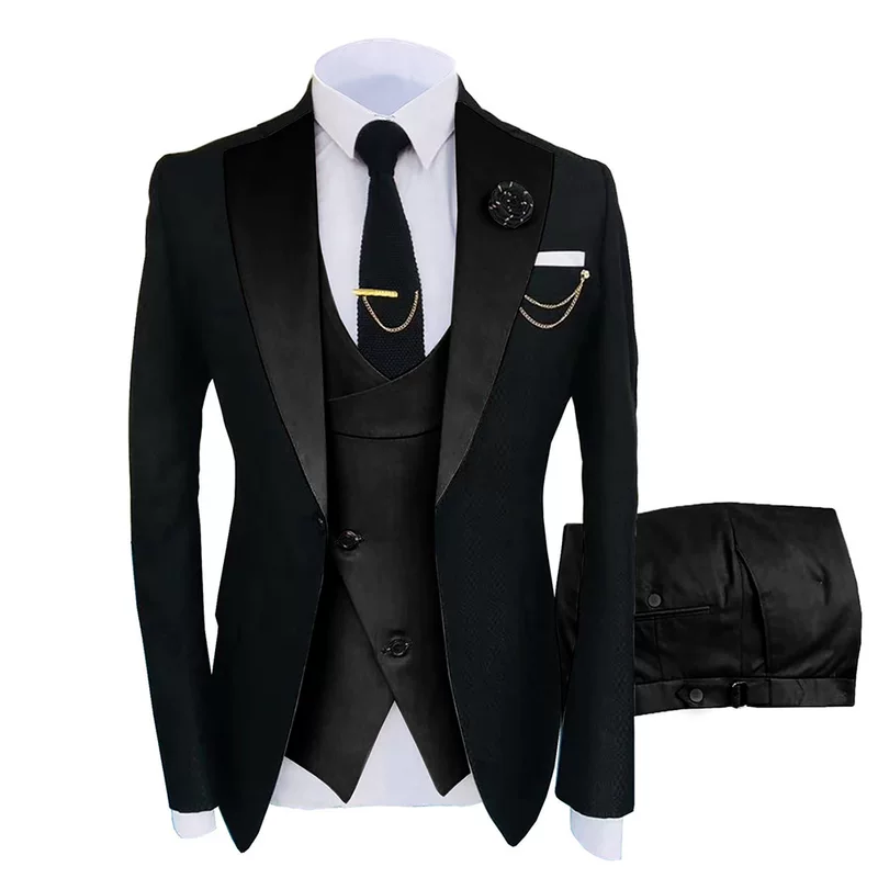 (Граница торговля), костюм, набор, Amazon, slim fit, набор из 3 предметов