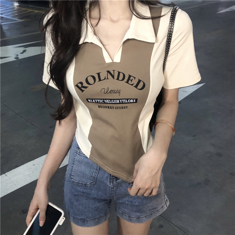 Short summer fashionable short sleeve T-shirt