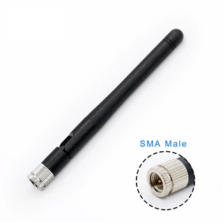 2.4G胶棒天线 图传增益天线 可折弯天线 SMA接头 全向天线 高增益
