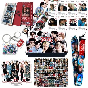 StrayKids gift box new album <ATE> Huang xuanchen peripheral key chain sticker small card lanyard suit