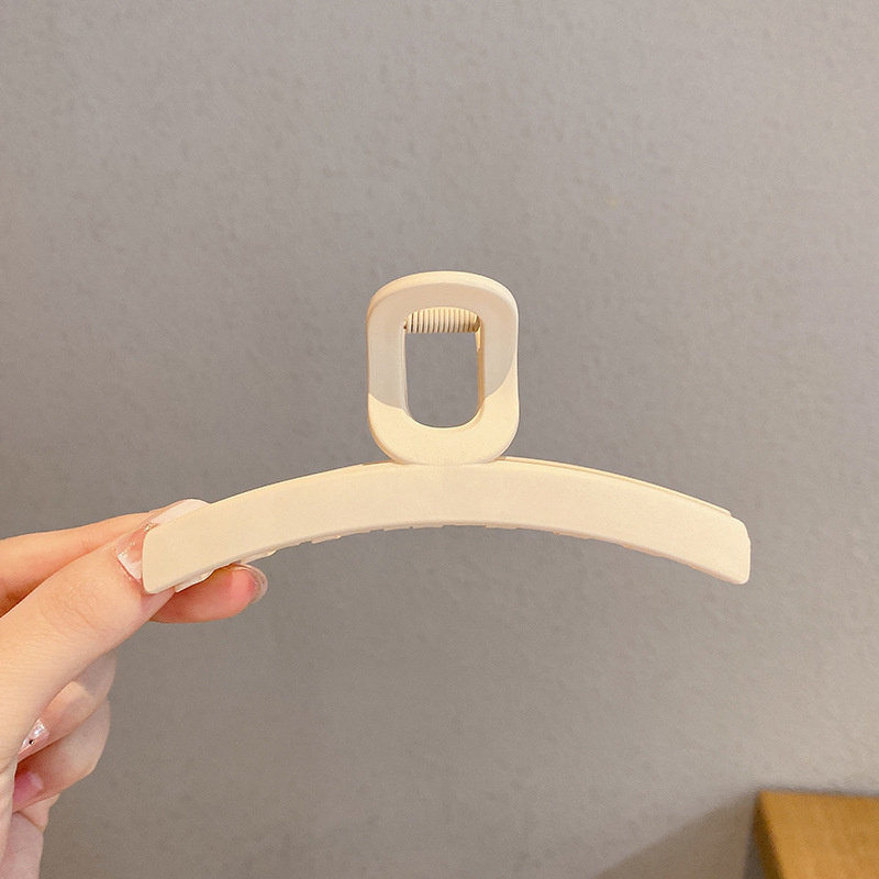 Gran tiburón clip leche serie café clip de pelo mujer cabeza espalda temperamento simple pelo agarre horquilla moda pelo accesorios al por mayor