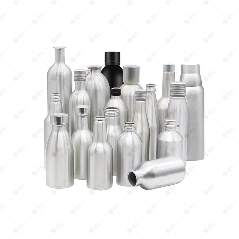 Botella de agua de aluminio de grado alimenticio botella vacía de vino